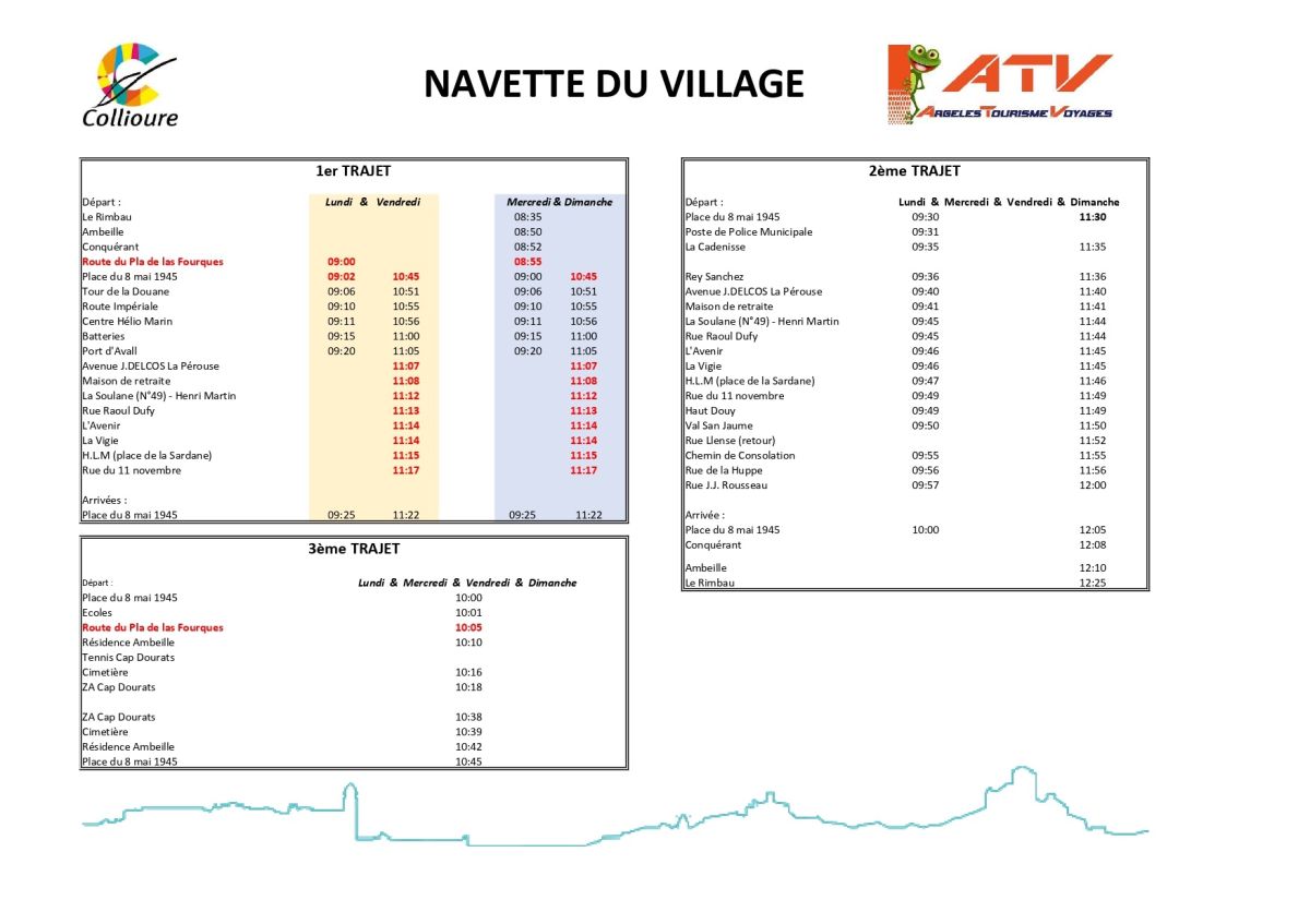 Navette Village COLLIOURE